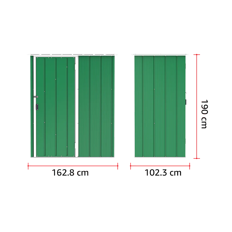 ECO 5x3ft Metal Storage Shed
