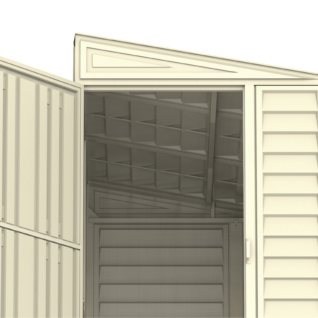 SideMate 4x8ft (241.7x122x187.4 cm) Resin Garden Storage Shed - Cosmoplast Bahrain
