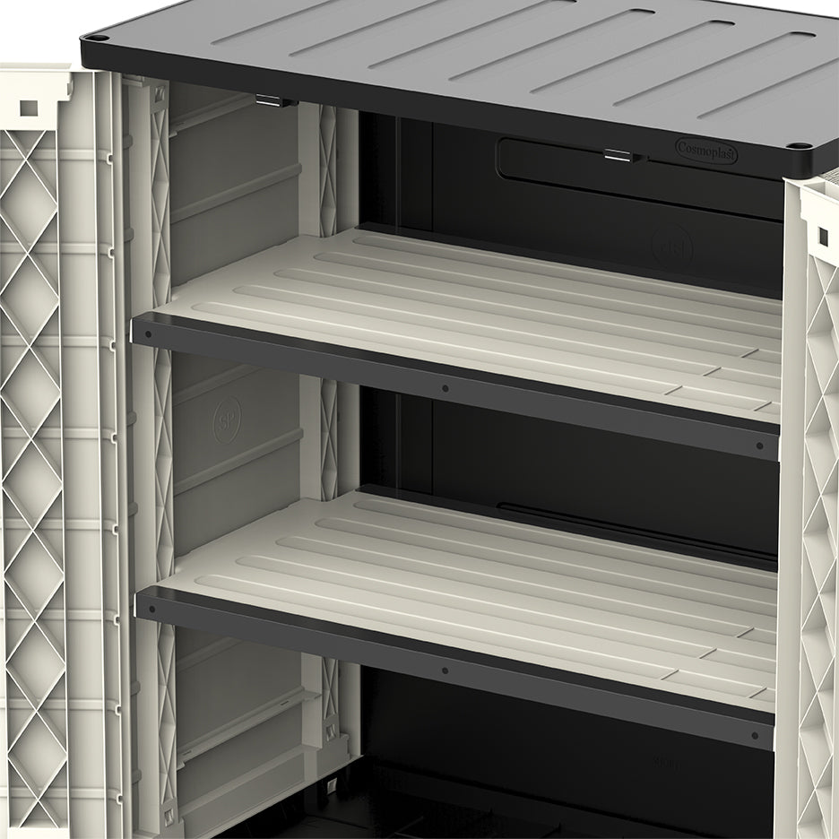 Cedargrain Vertical Storage Short Cabinet