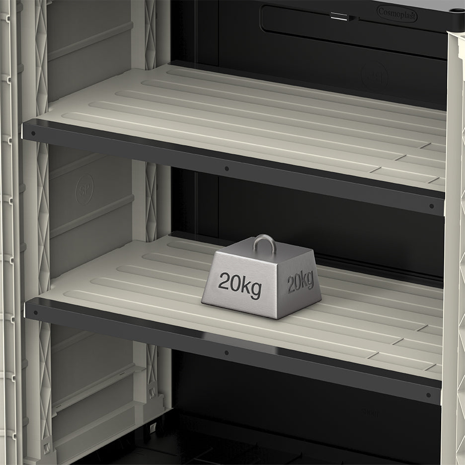 Cedargrain Vertical Storage Short Cabinet