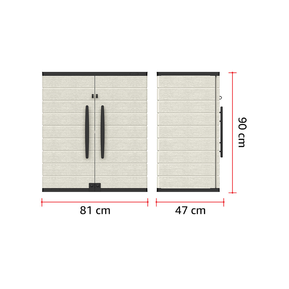 Cedargrain Vertical Storage Short Cabinet