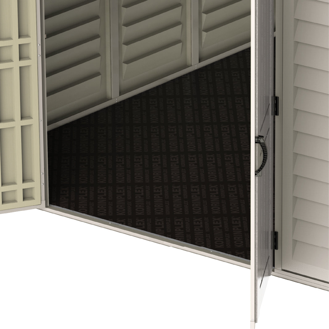 WoodBridge 10.5x13ft (324.8x405xH 233.2 cm) Resin Garden Storage Shed