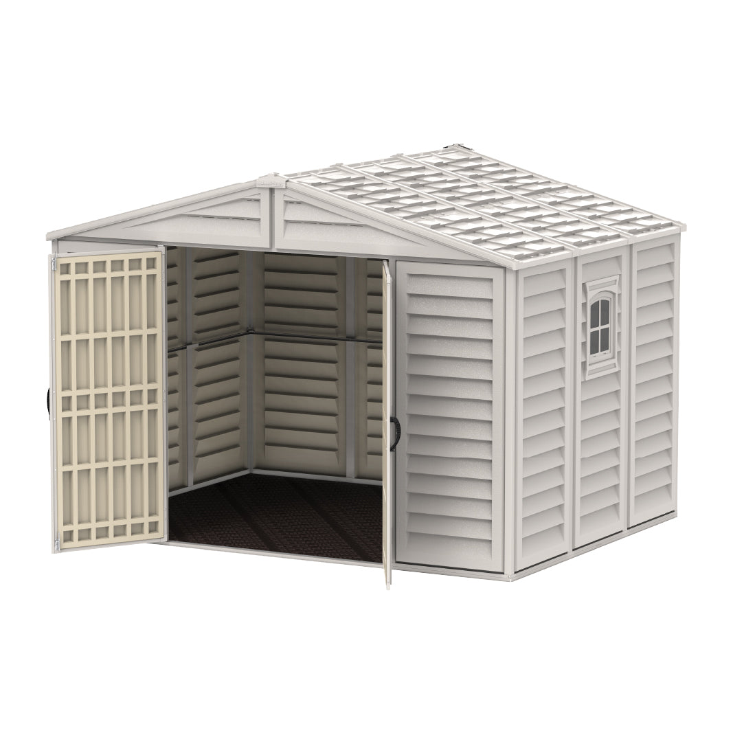 WoodBridge 10.5x8ft (324.8x247x233.2 cm) Resin Garden Storage Shed