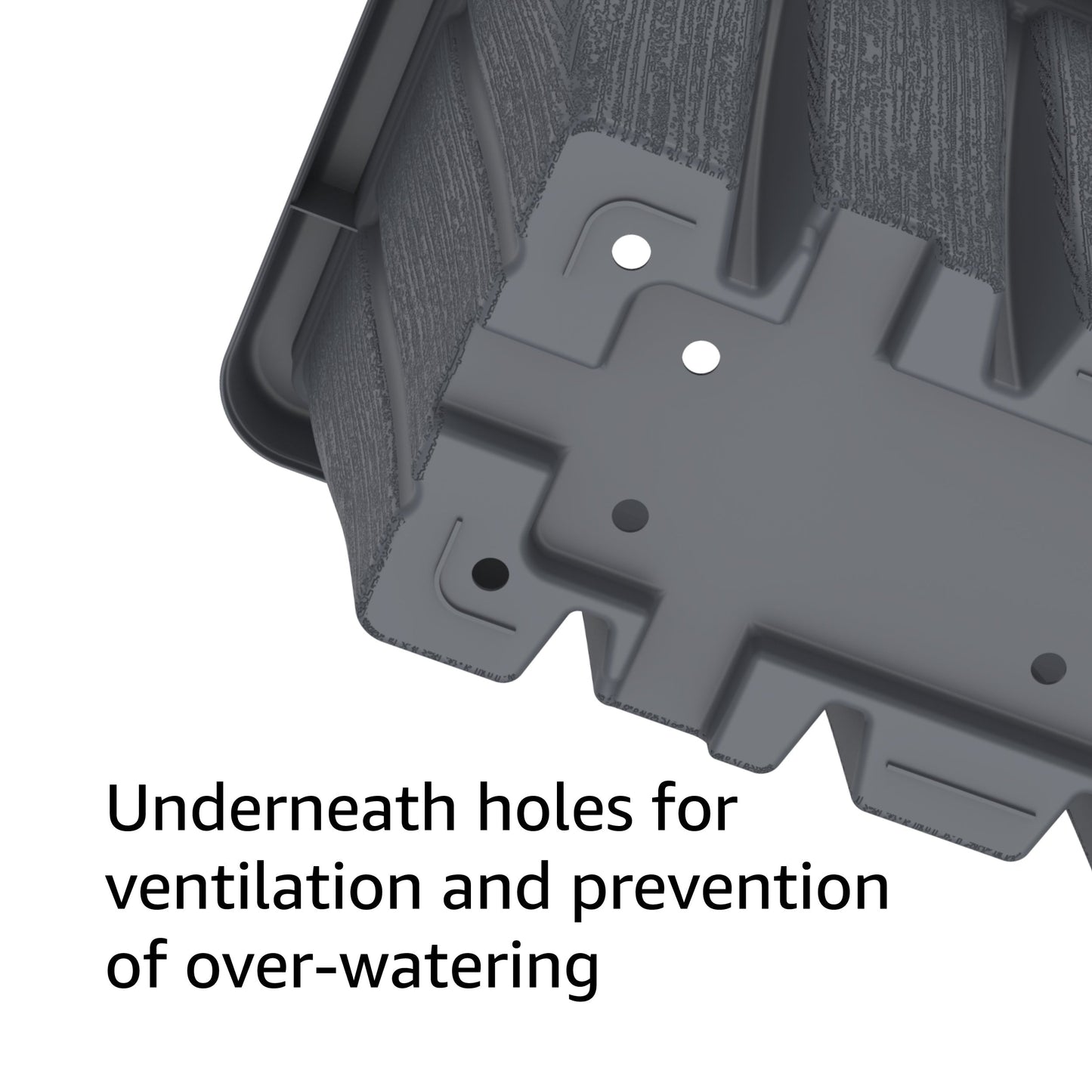36" Cedargrain Rectangular Planter with Tray - Cosmoplast Bahrain