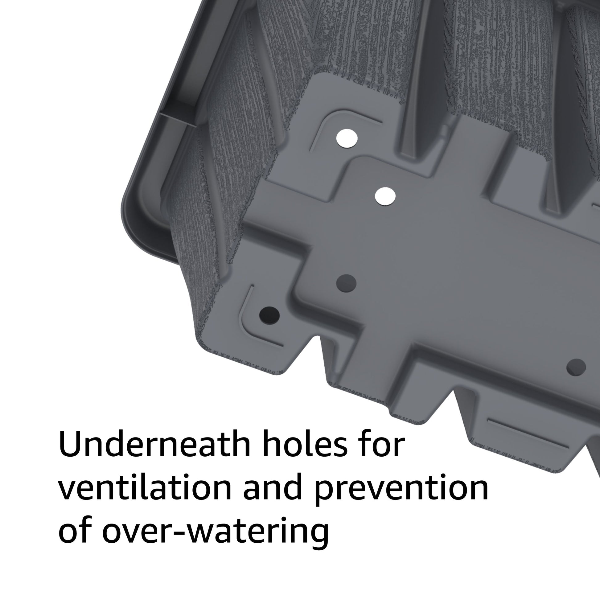 36" Cedargrain Rectangular Planter with Tray - Cosmoplast Bahrain