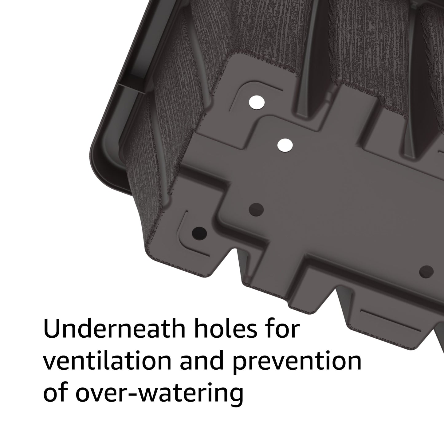36" Cedargrain Rectangular Planter with Tray - Cosmoplast Bahrain