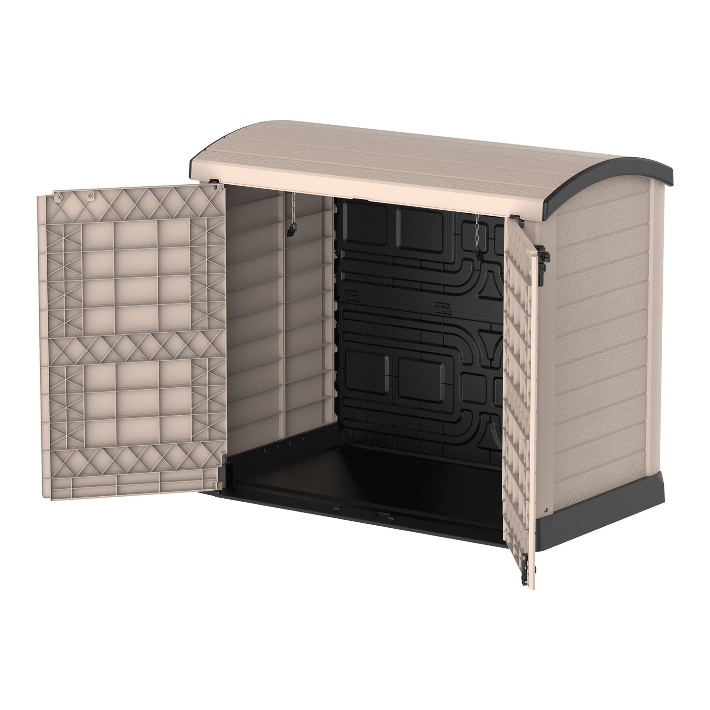 Cedargrain 1200L Small Storage Shed with Arc Lid - Cosmoplast Bahrain
