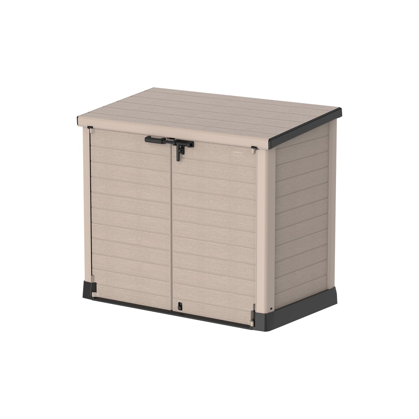 Cedargrain 1200L Small Storage Shed with Flat Lid - Cosmoplast Bahrain
