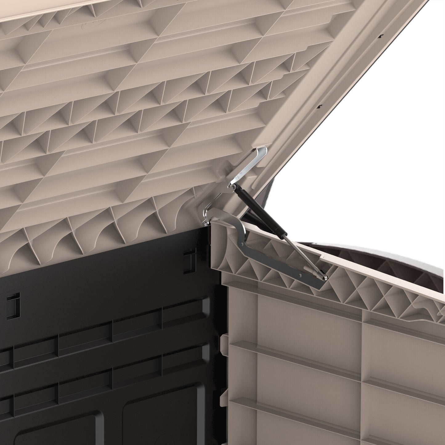 Cedargrain 1200L Small Storage Shed with Flat Lid - Cosmoplast Bahrain