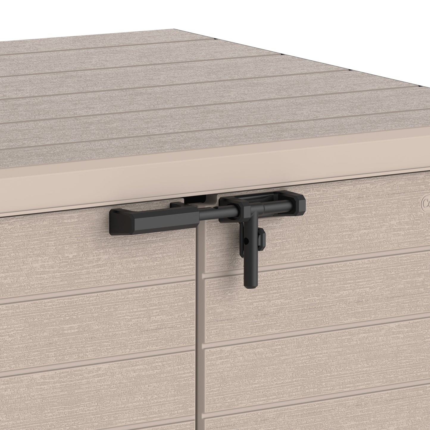 Cedargrain 1200L Small Storage Shed with Flat Lid - Cosmoplast Bahrain