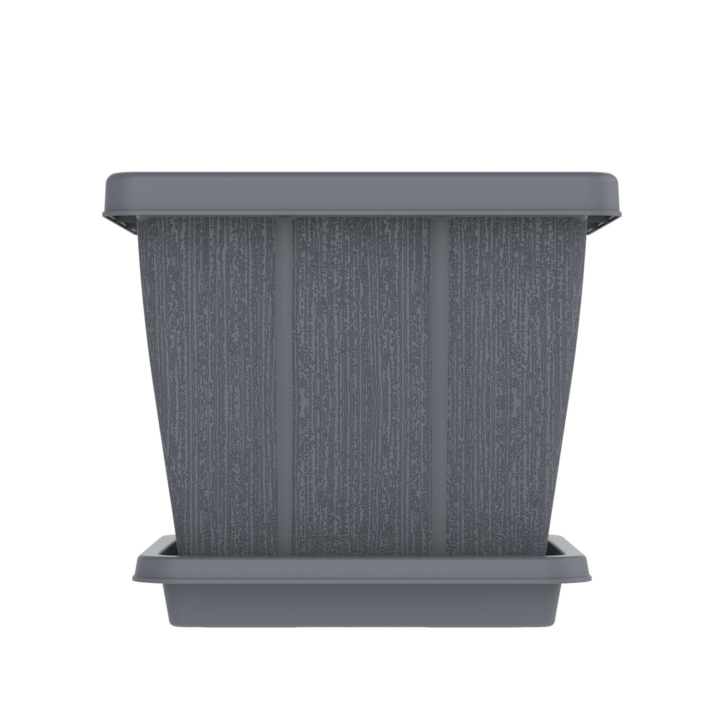 30L Cedargrain Square Planter with Tray - Cosmoplast Bahrain