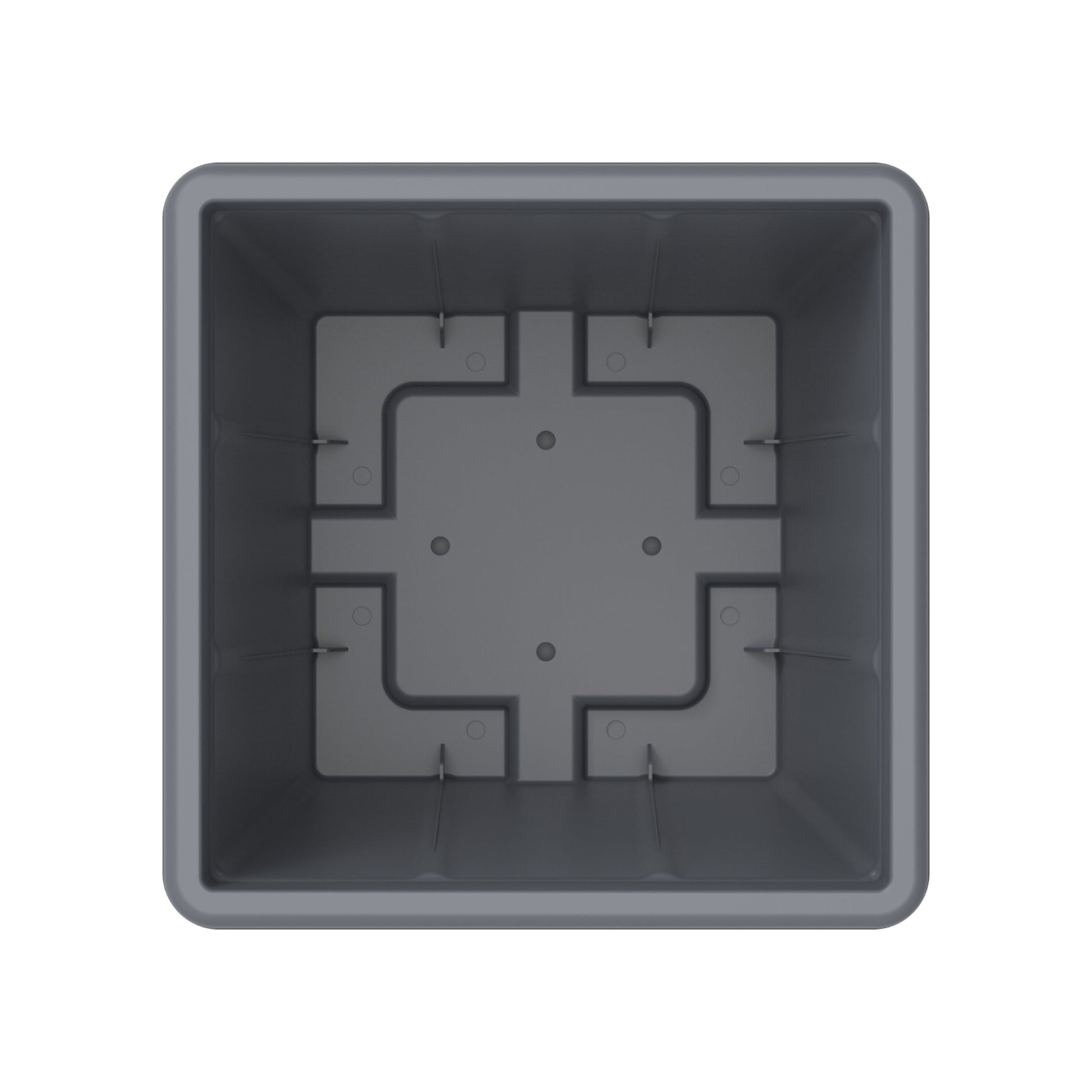 30L Cedargrain Square Planter with Tray - Cosmoplast Bahrain