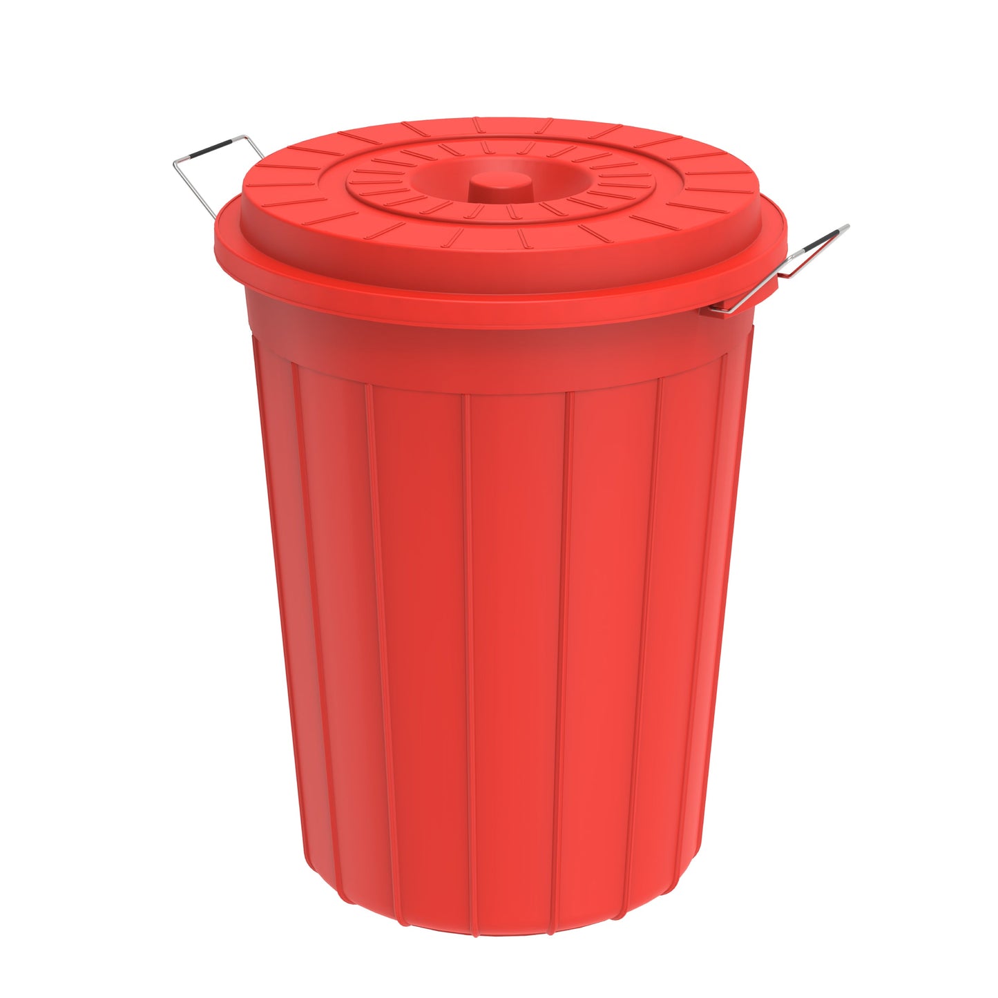 100L Round Plastic Drums with Lid - Cosmoplast Bahrain