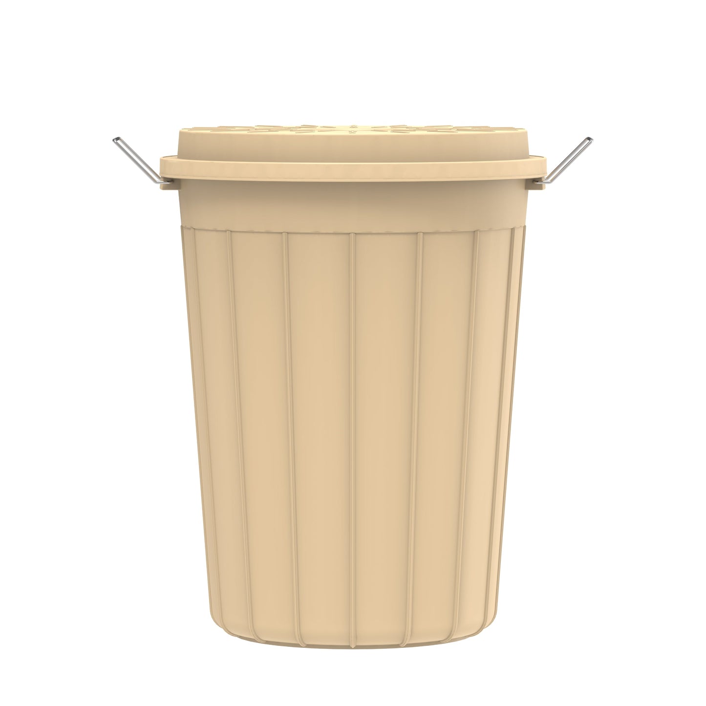 100L Round Plastic Drums with Lid - Cosmoplast Bahrain