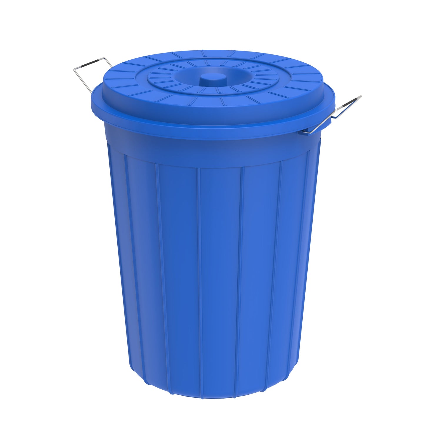 100L Round Plastic Drums with Lid - Cosmoplast Bahrain