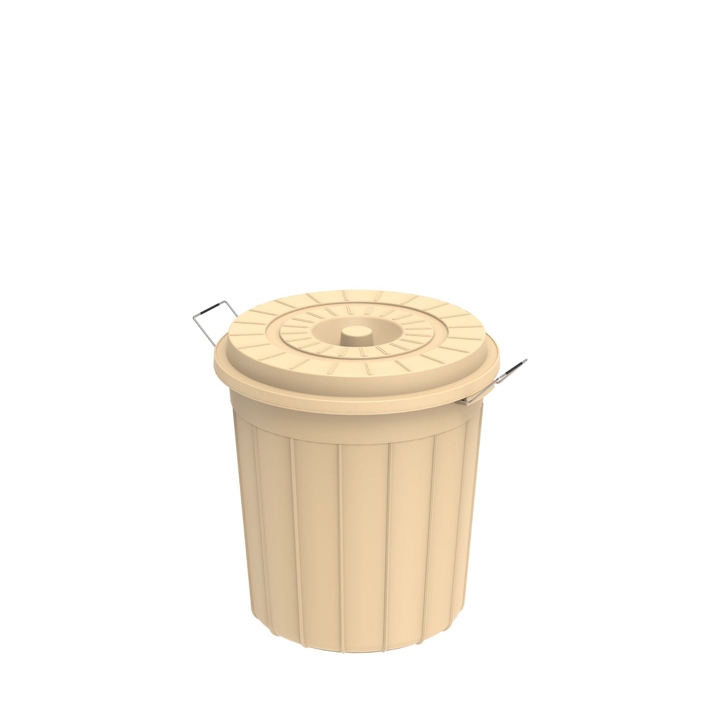 30L Round Plastic Drums with Lid - Cosmoplast Bahrain