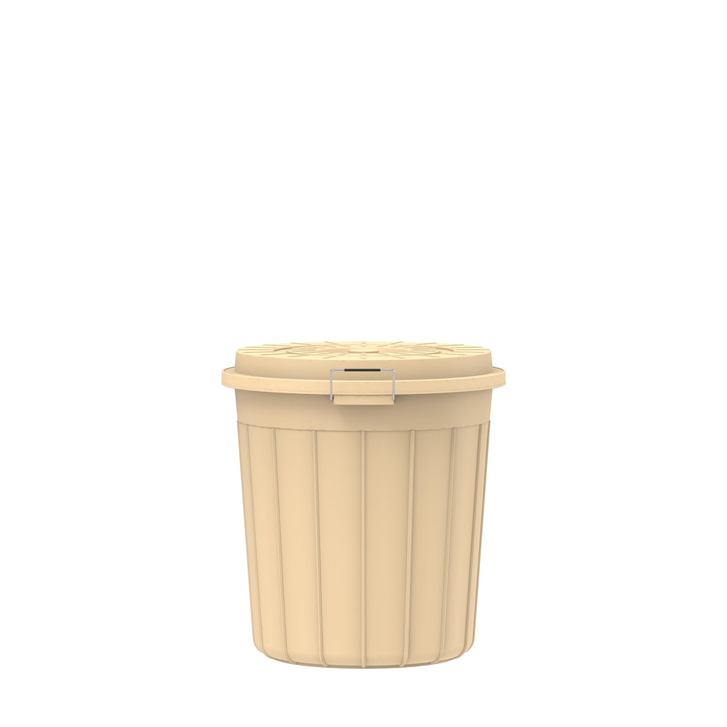 30L Round Plastic Drums with Lid - Cosmoplast Bahrain