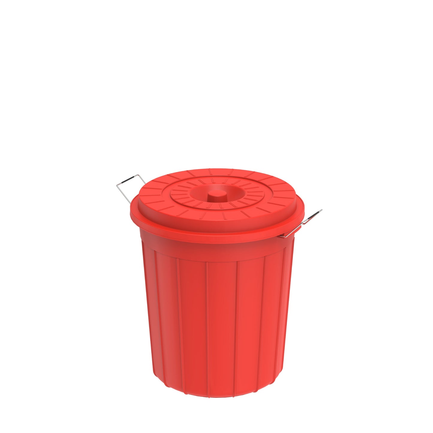 35L Round Plastic Drums with Lid - Cosmoplast Bahrain