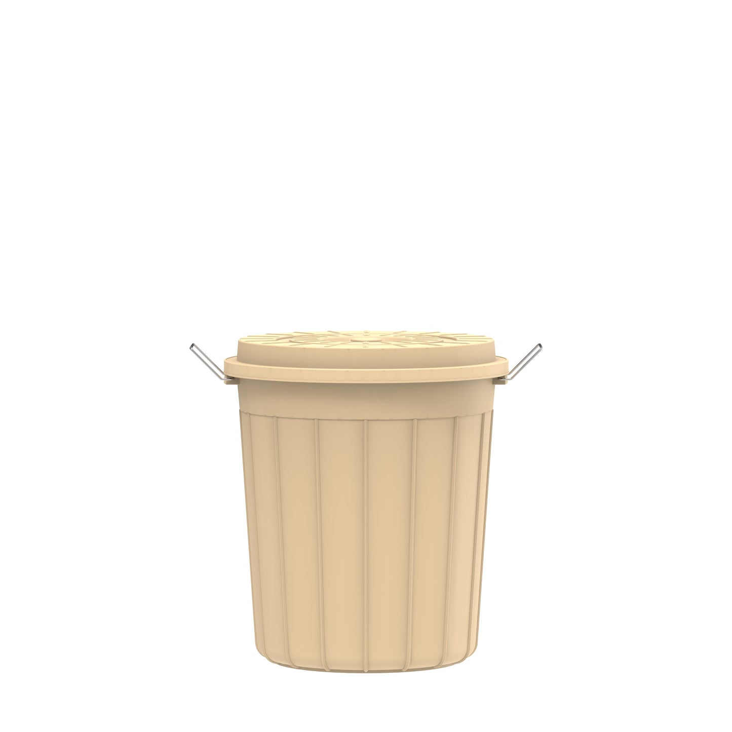 35L Round Plastic Drums with Lid - Cosmoplast Bahrain