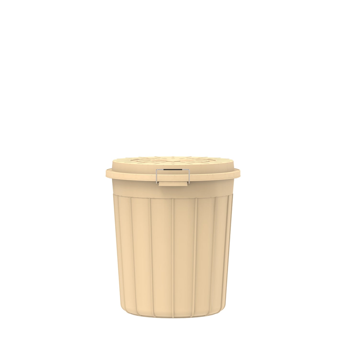 35L Round Plastic Drums with Lid - Cosmoplast Bahrain