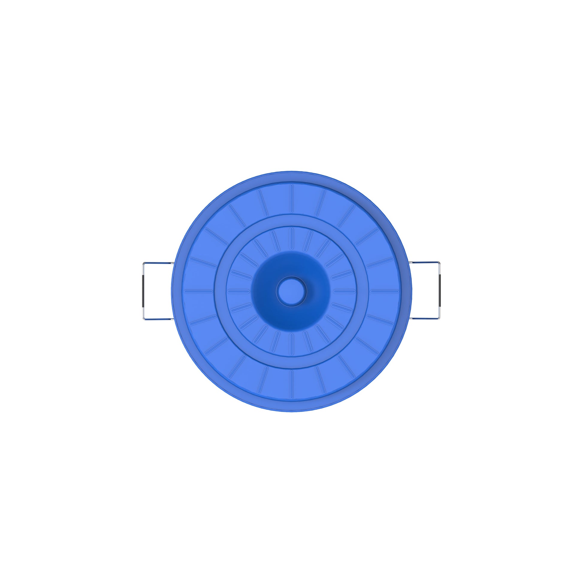 45L Round Plastic Drums with Lid - Cosmoplast Bahrain
