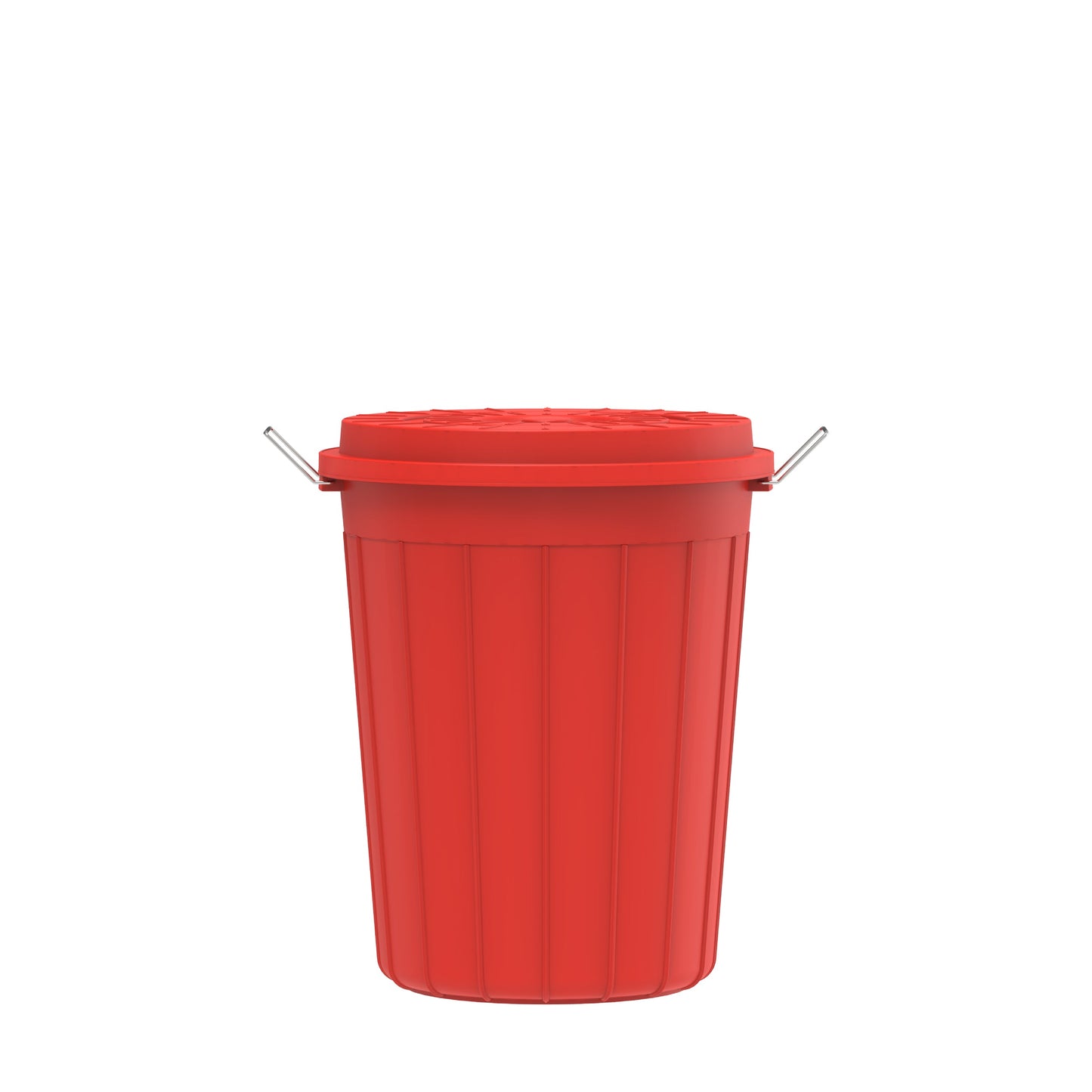 45L Round Plastic Drums with Lid - Cosmoplast Bahrain