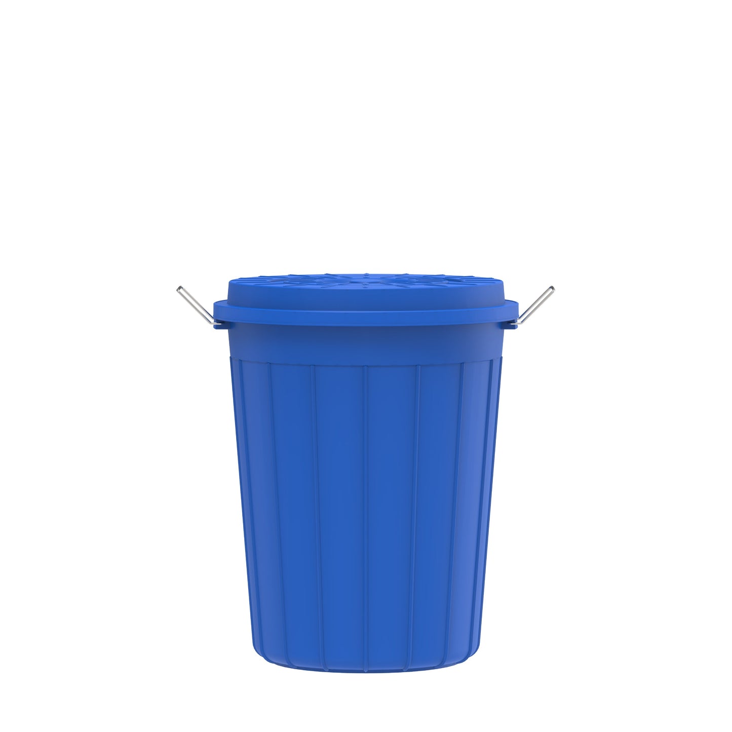 45L Round Plastic Drums with Lid - Cosmoplast Bahrain