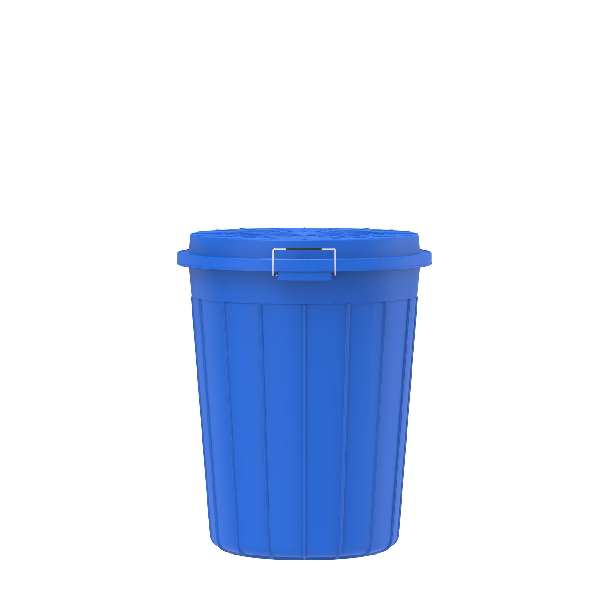 45L Round Plastic Drums with Lid - Cosmoplast Bahrain