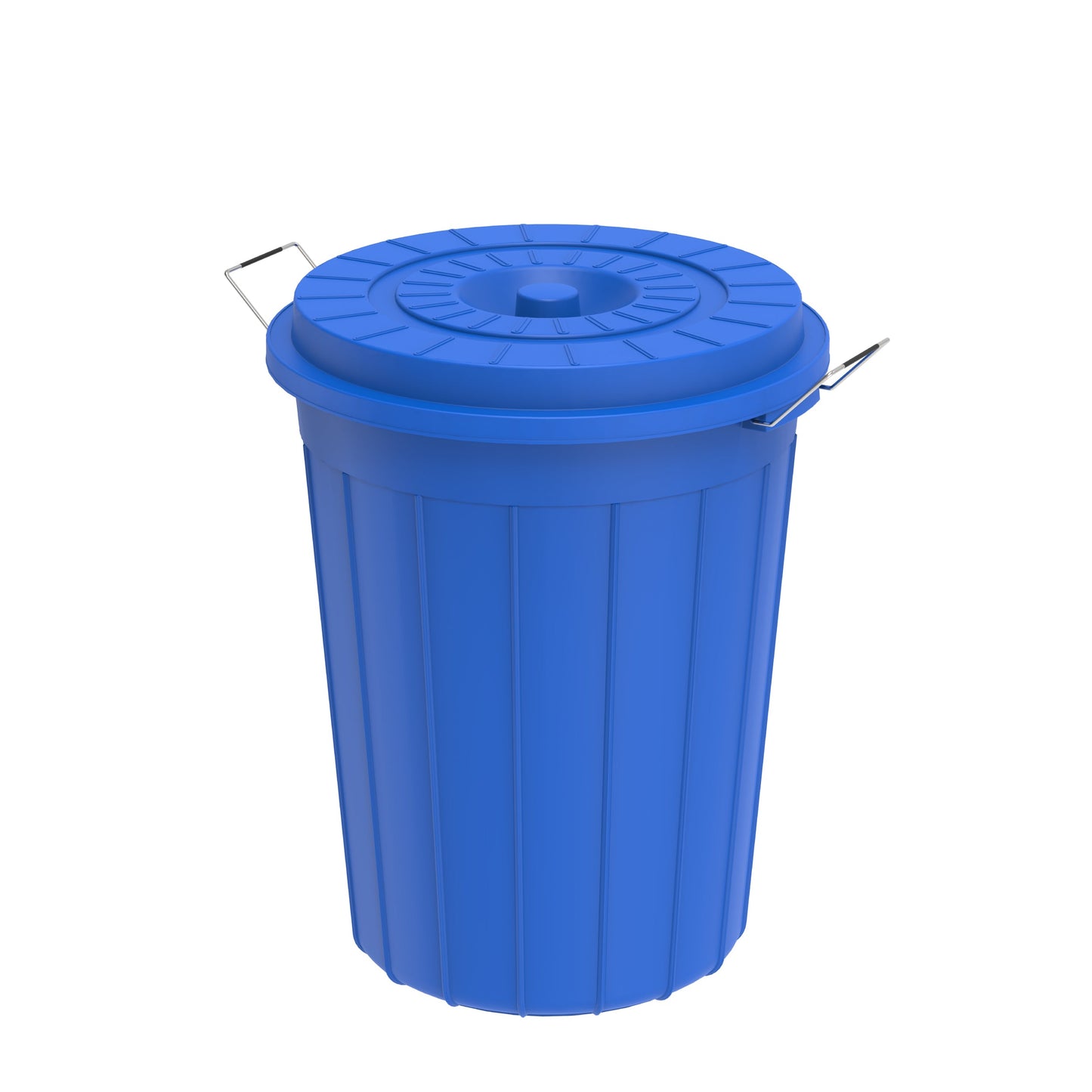 70L Round Plastic Drums with Lid - Cosmoplast Bahrain