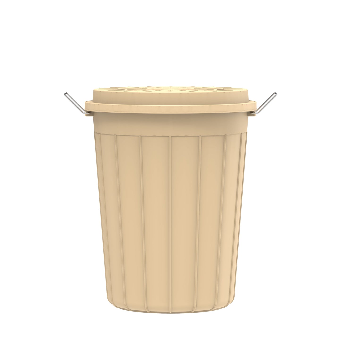 70L Round Plastic Drums with Lid - Cosmoplast Bahrain