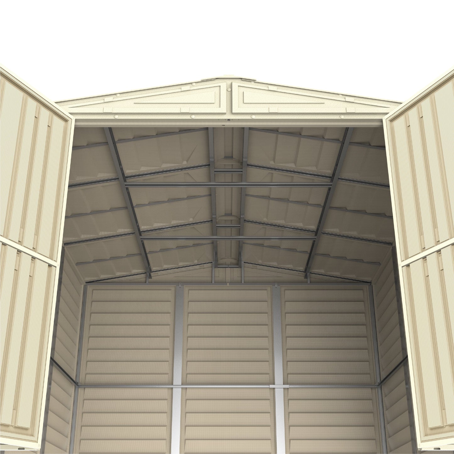 DuraMate 8x8ft (239.7 x241.8x187.5 cm) Resin Storage Shed - Cosmoplast Bahrain