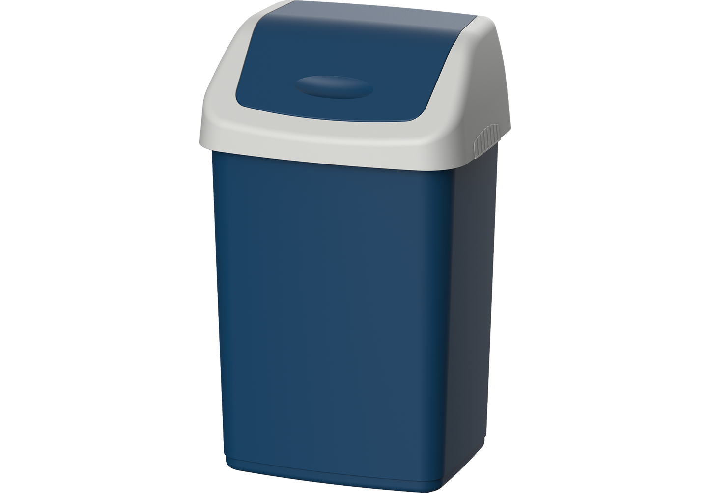 46L Flip-top Waste Bin with Swing Lid - Cosmoplast Bahrain