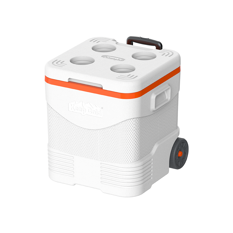 45L KeepCold Trolley Icebox with Wheels - Cosmoplast Bahrain