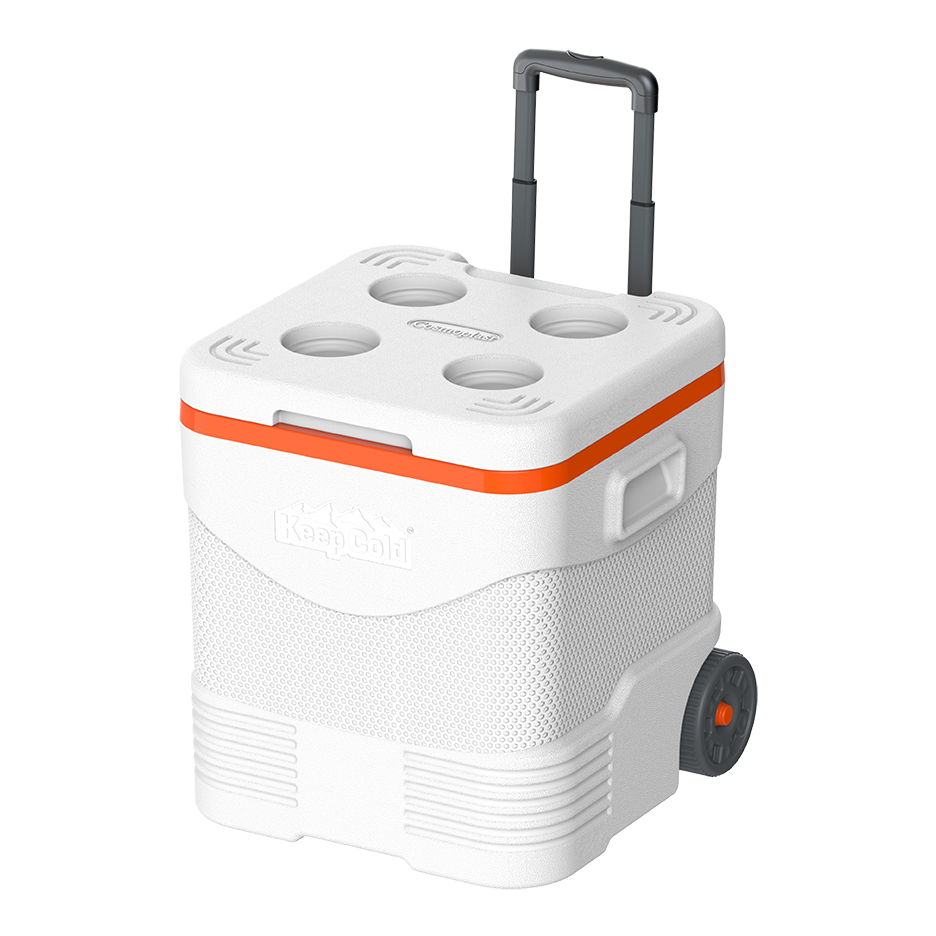 45L KeepCold Trolley Icebox with Wheels - Cosmoplast Bahrain