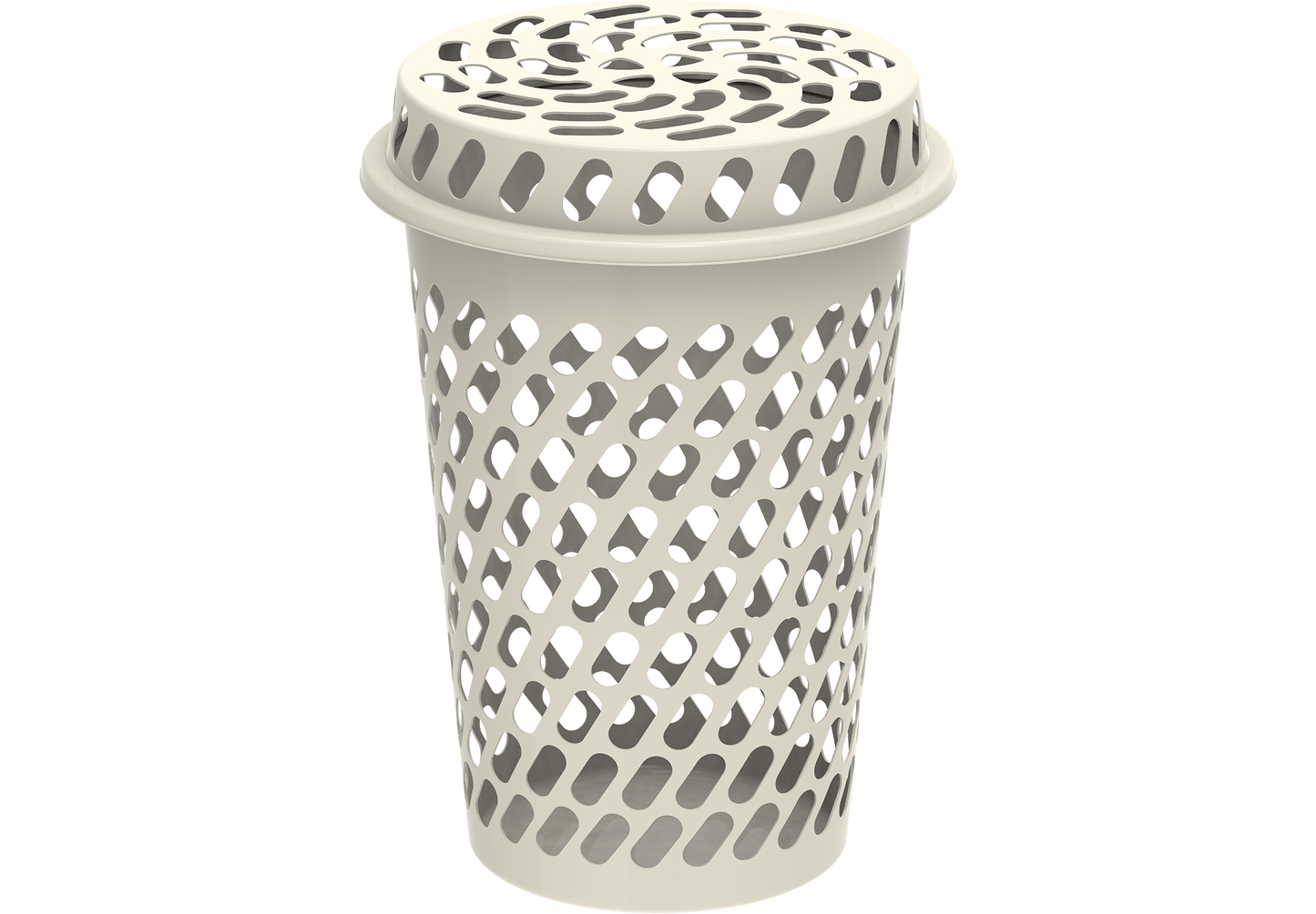 65L Round Tall Laundry Bin - Cosmoplast Bahrain