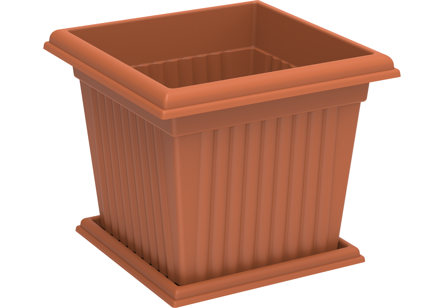 45L Square Planter with Tray - Cosmoplast Bahrain