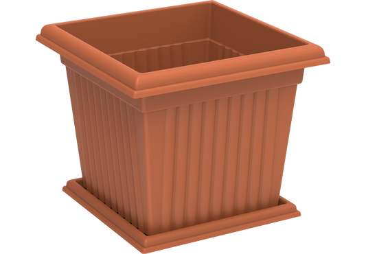 45L Square Planter with Tray - Cosmoplast Bahrain