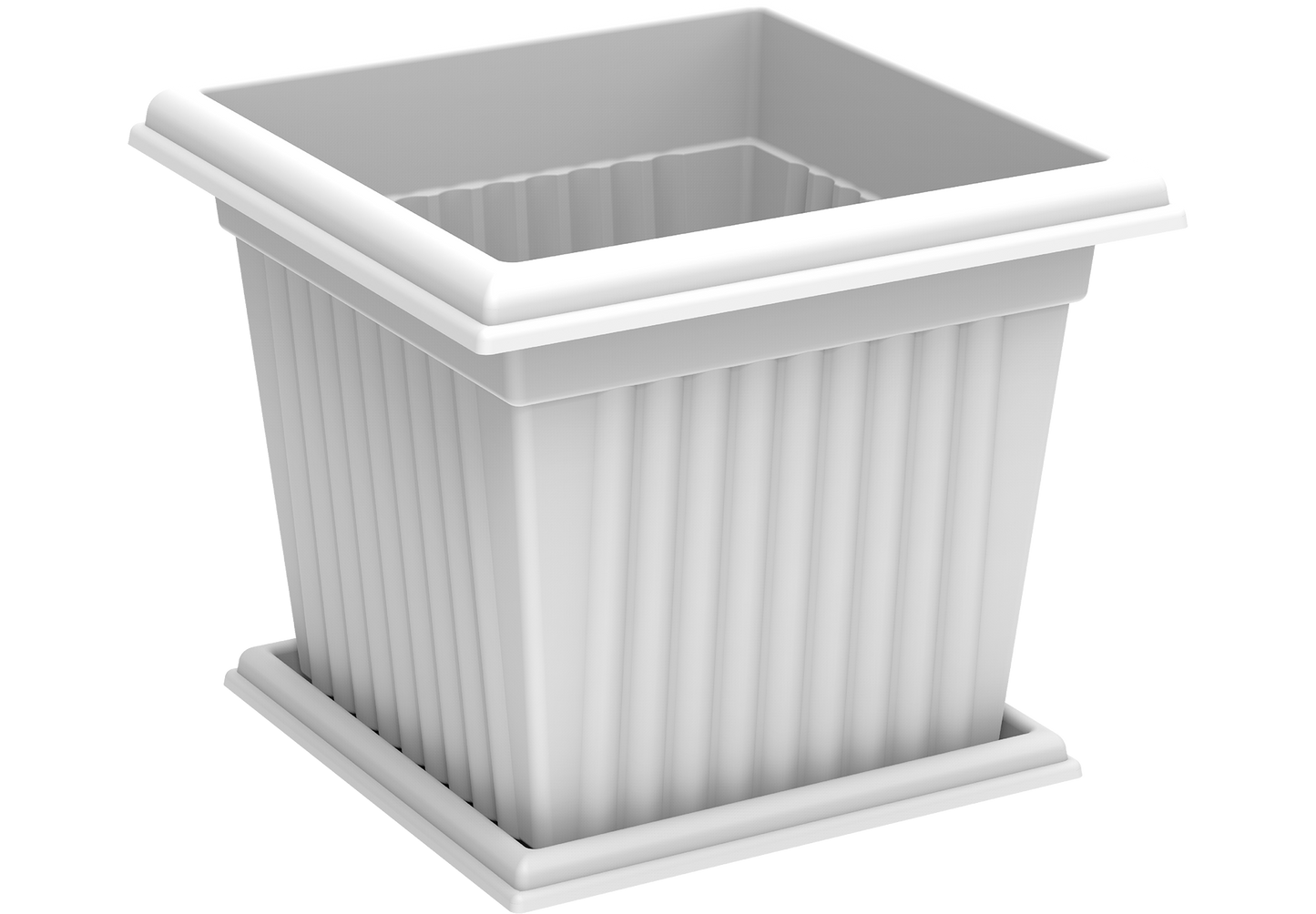 45L Square Planter with Tray - Cosmoplast Bahrain