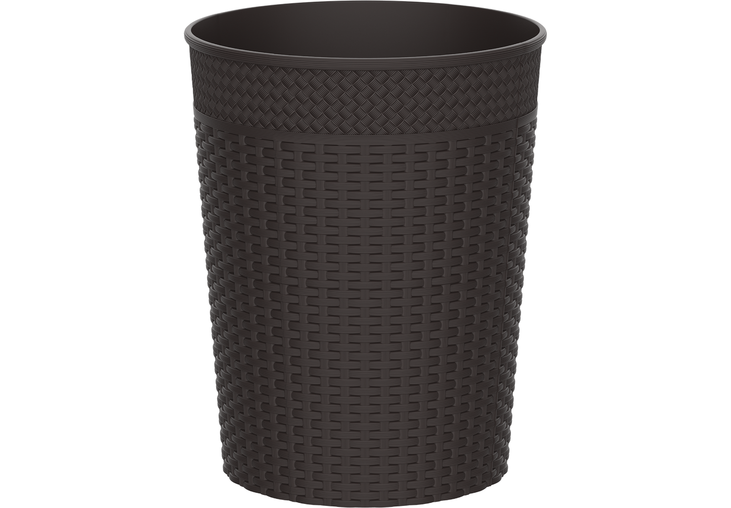 6L Cedarattan Round Waste Basket - Cosmoplast Bahrain