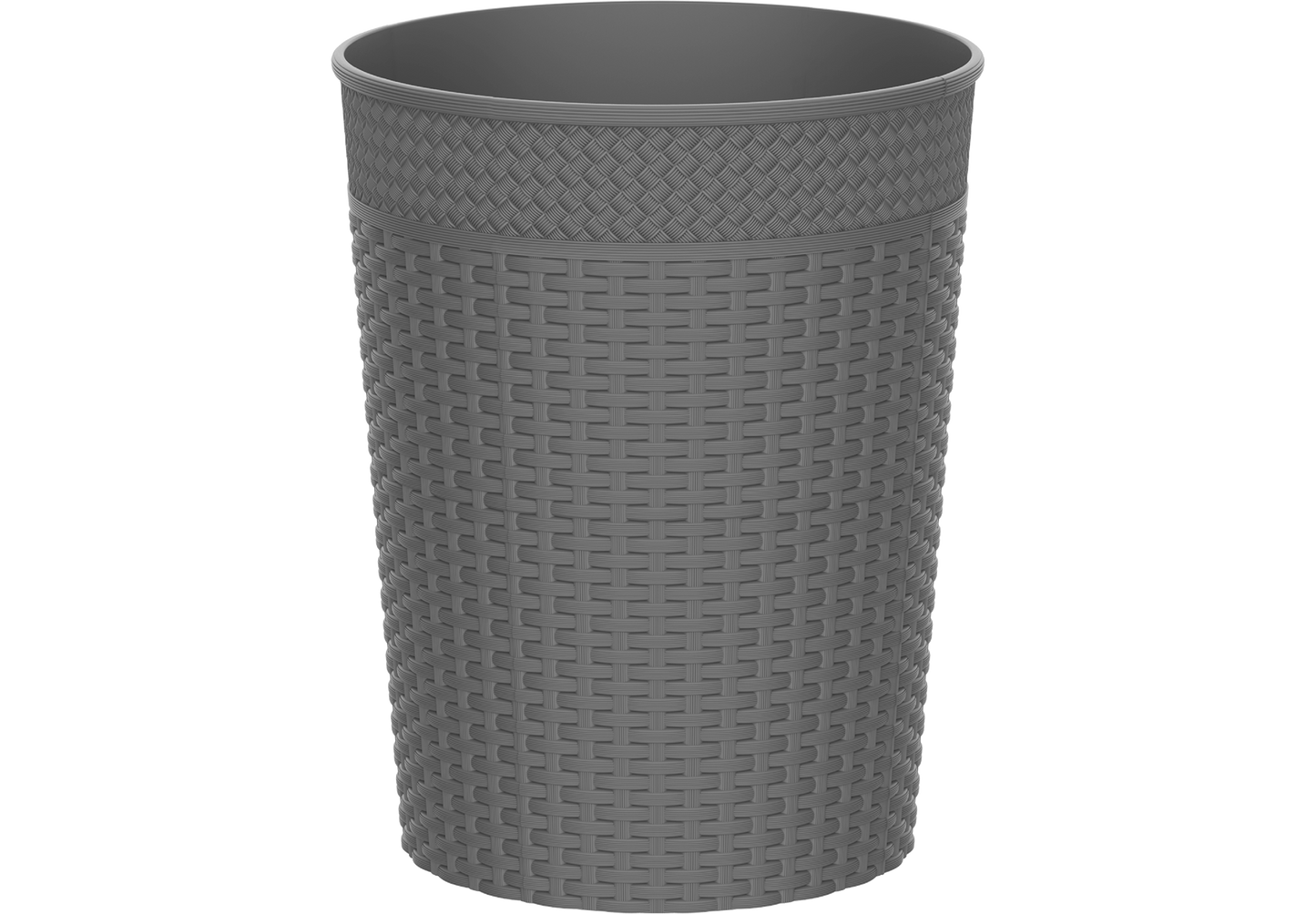 6L Cedarattan Round Waste Basket - Cosmoplast Bahrain