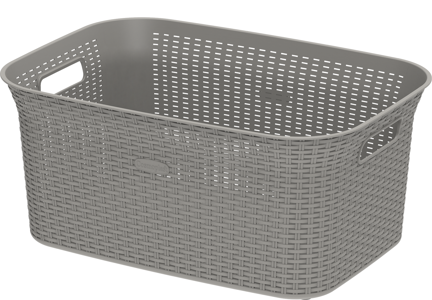 50L Cedarattan Laundry Basket - Cosmoplast Bahrain
