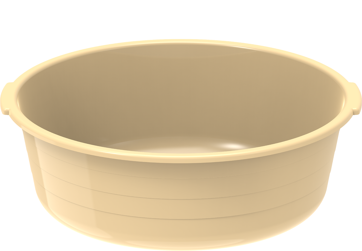 22" Round Plastic Basin Tub 32L - Cosmoplast Bahrain