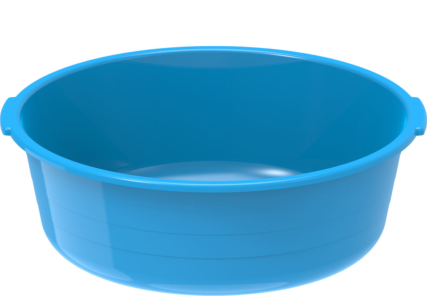 24" Round Plastic Basin Tub 34L - Cosmoplast Bahrain