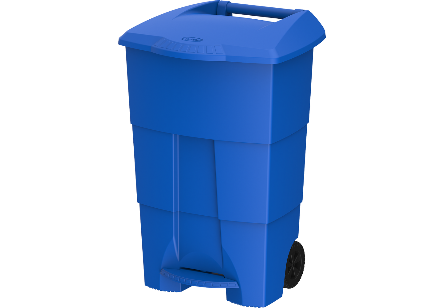 100L Step-on Waste Bin with Pedal & Wheels - Cosmoplast Bahrain