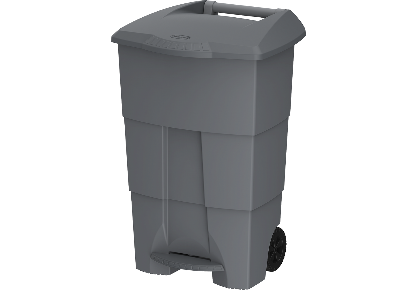 100L Step-on Waste Bin with Pedal & Wheels - Cosmoplast Bahrain