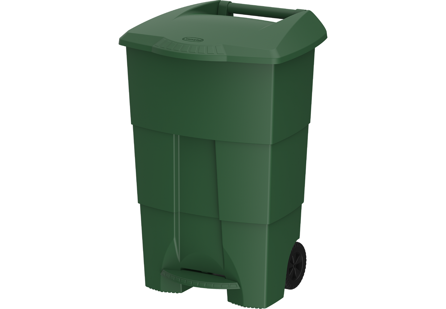 100L Step-on Waste Bin with Pedal & Wheels - Cosmoplast Bahrain