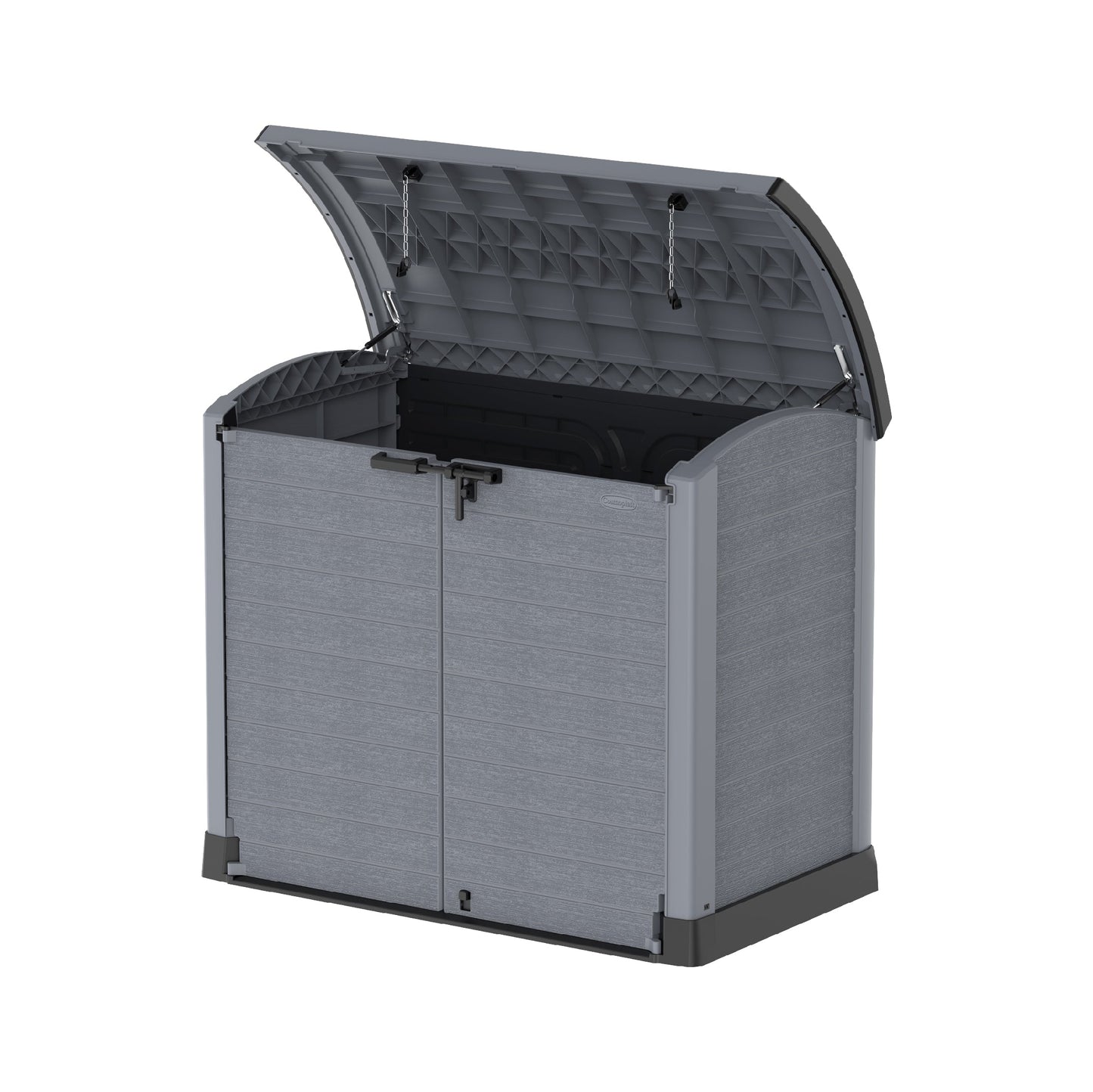Cedargrain 1200L Small Storage Shed with Arc Lid - Cosmoplast Bahrain