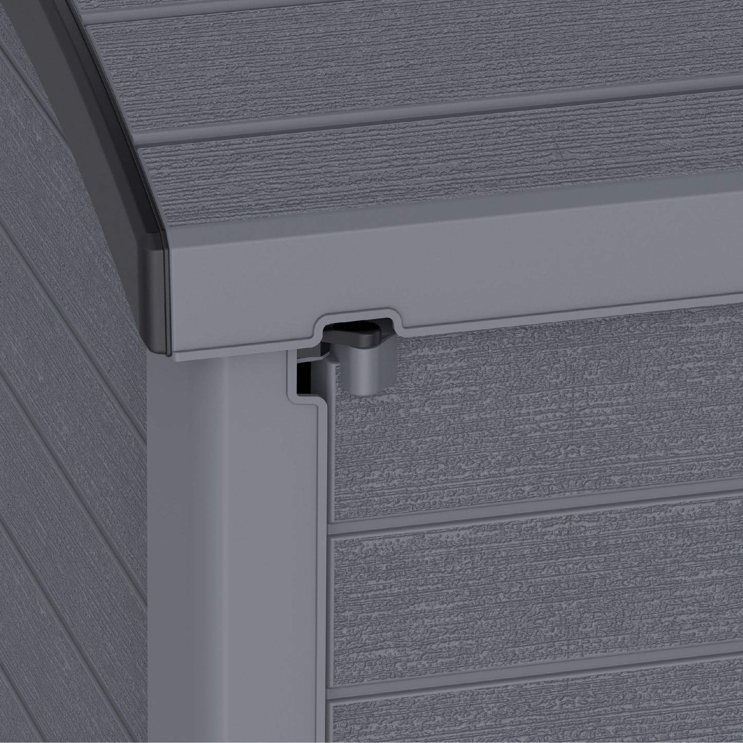Cedargrain 1200L Small Storage Shed with Arc Lid - Cosmoplast Bahrain