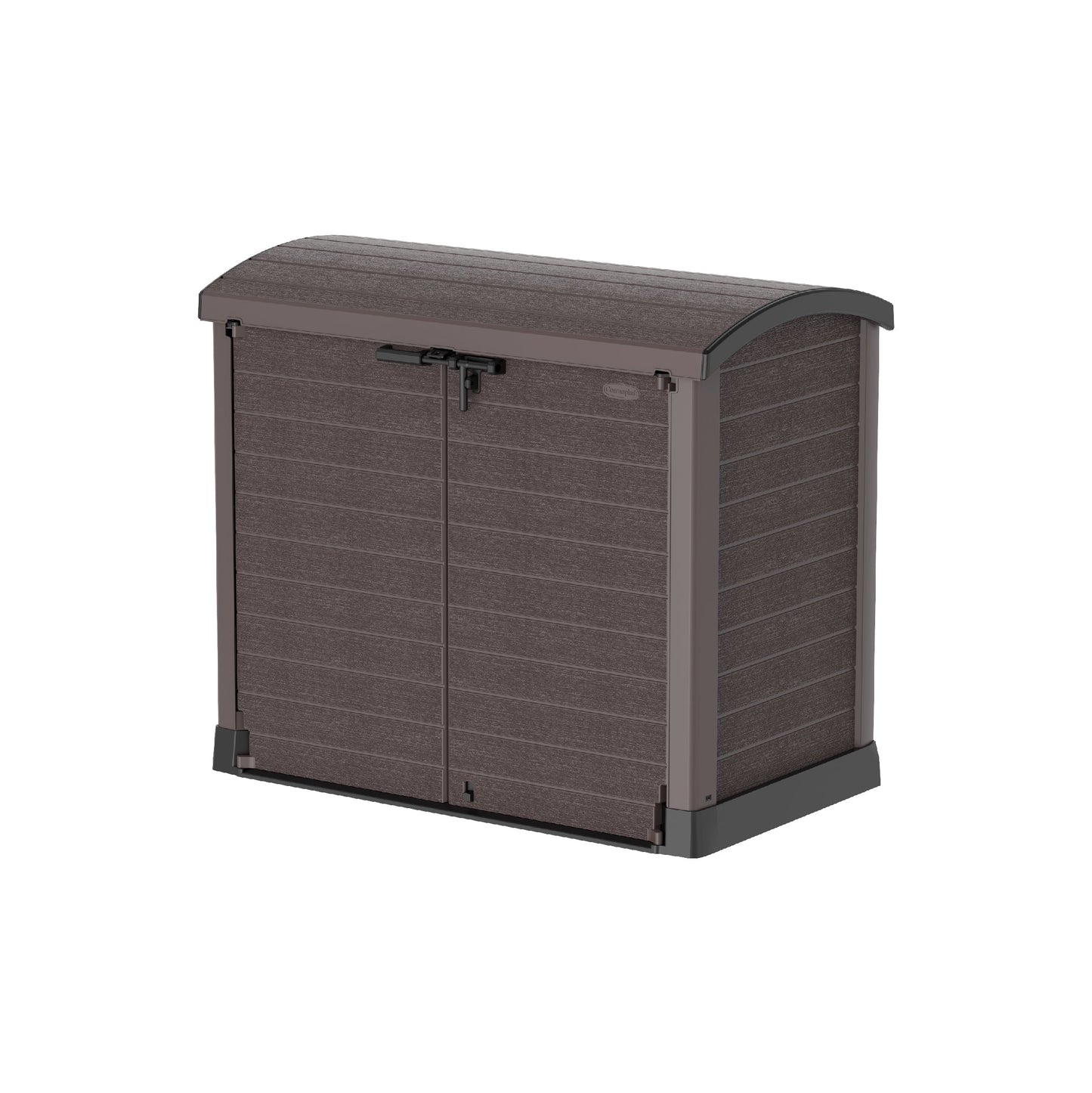 Cedargrain 1200L Small Storage Shed with Arc Lid - Cosmoplast Bahrain