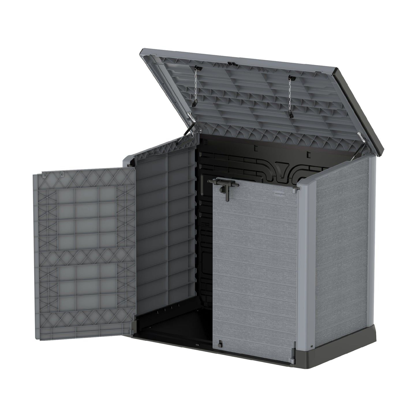 Cedargrain 1200L Small Storage Shed with Flat Lid - Cosmoplast Bahrain